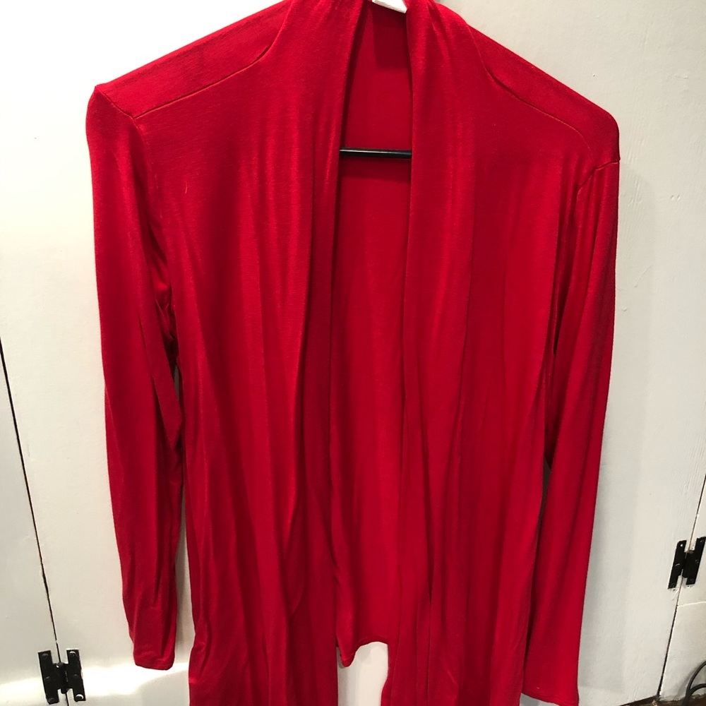 Pastel’s by Vivienne Red Cardigan Med